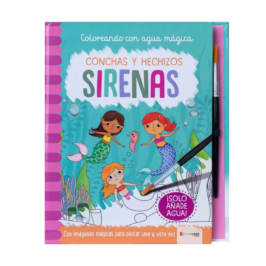 Coloreando con agua: Sirenas