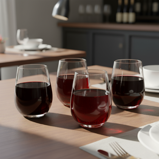 Set de 4 Vaso-Copa sin Tallo  610ml Hausmann