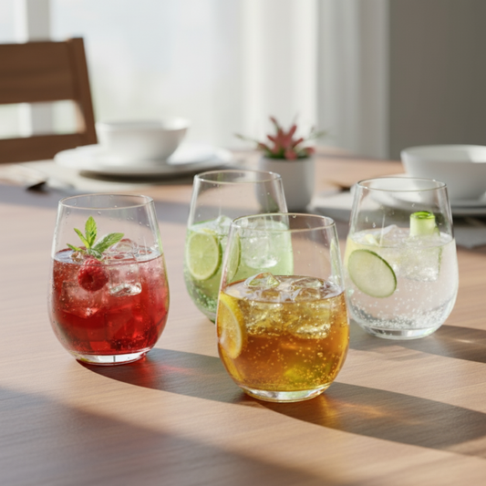 Set de 4 Vaso-Copa sin Tallo  610ml Hausmann