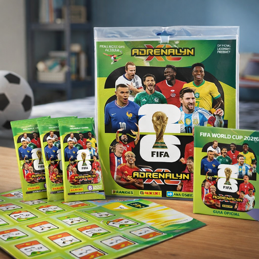Combo Starter Pack + 3 Sobres Adrenalyn XL FIFA World Cup 2026 Panini