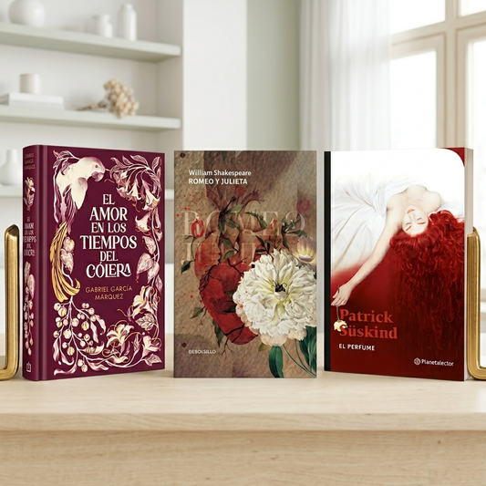 Combo Libros Clásicos 1 El Amor En Los Tiempos Del Cólera + 1 Romeo y Julieta + 1 El Perfume