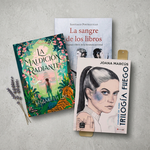 Combo Libros Narrativa y Fantasía 1 La Sangre De Los Libros + 1 Ciudades De Humo + 1 La Maldición Radiante