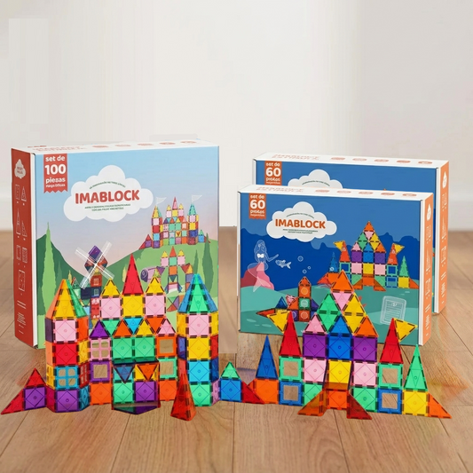 Combo 220 Piezas IMABLOCK: 1 Sets de 100 Piezas + 2 Sets de 60 Piezas