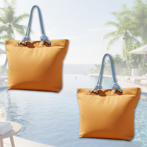 Combo 2 Bolsos Cooler Impermeable 16.5Lt Beige