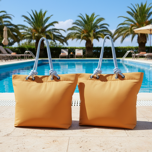 Combo 2 Bolsos Cooler Impermeable 16.5Lt Beige