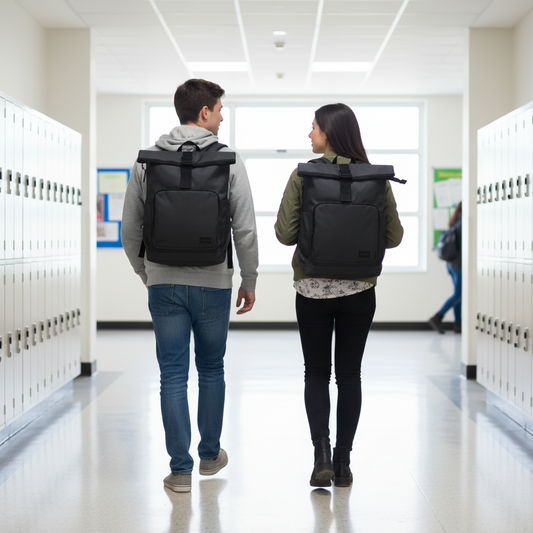 Combo 2 Mochilas Saxoline Preston Roll Top 35 L Black