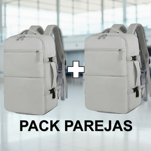 2 Mochilas de Viaje Viral Grey.(Cabina Avión) 40L.