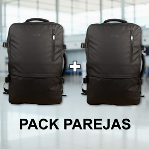 Combo 2 Mochilas de Viaje Viral Cabina 44 L. Resistente al Agua.