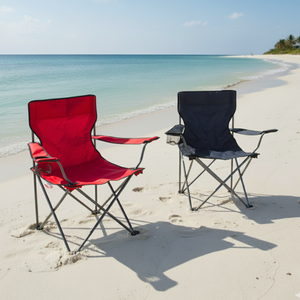 Combo 2 Sillas Plegables Apoya Brazos Azul y Rojo Navigator