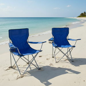 Combo 2 Sillas Plegables Apoya brazos Celeste Navigator