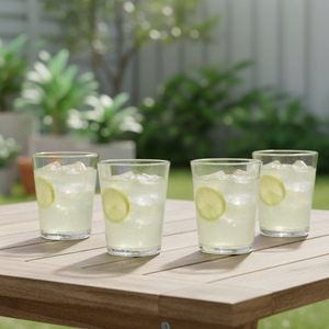 Combo 4 Vasos Acrílicos para Agua 400 ml (2 sets de 2 unidades)