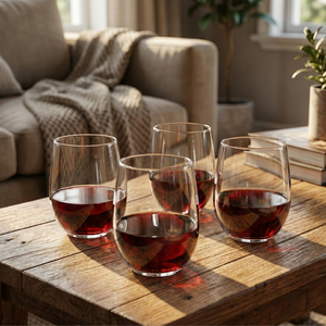 Combo 4 Vasos Acrílicos para Vino 400 ml (2 sets de 2 unidades)