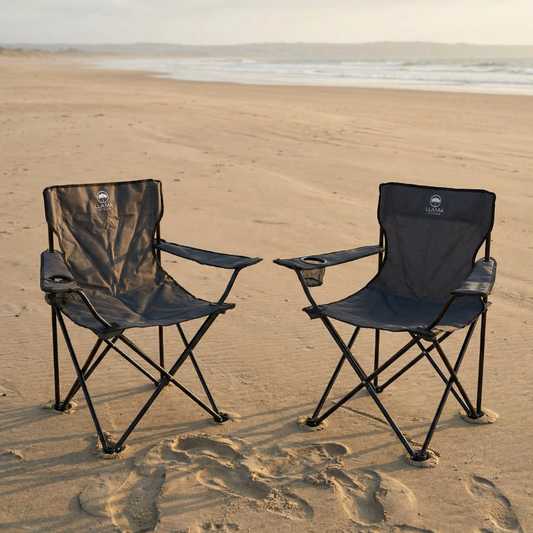 Combo Dos Silla de Camping Outdoor Plegable Llaima Negra
