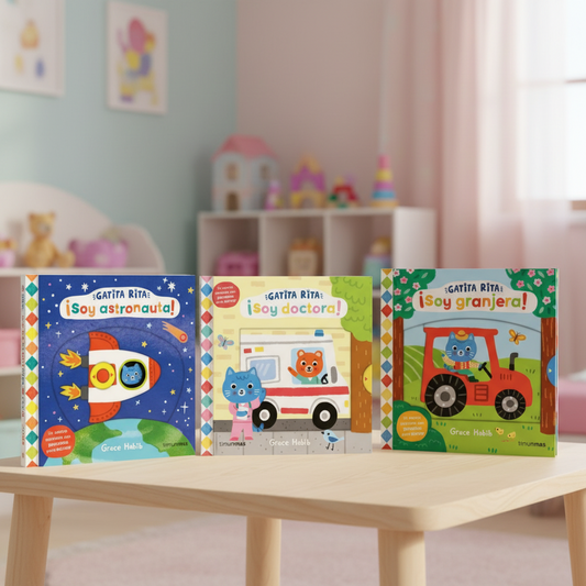 Combo Gatita Rita: ¡Soy Doctora!, Gatita Rita: ¡Soy Granjera! y Gatita Rita: ¡Soy Astronauta!