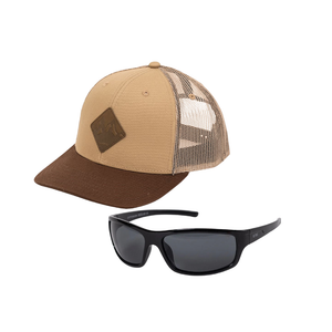 Combo Jockey Llaima Hombre Maipo Beige + Lentes De Sol Ravello