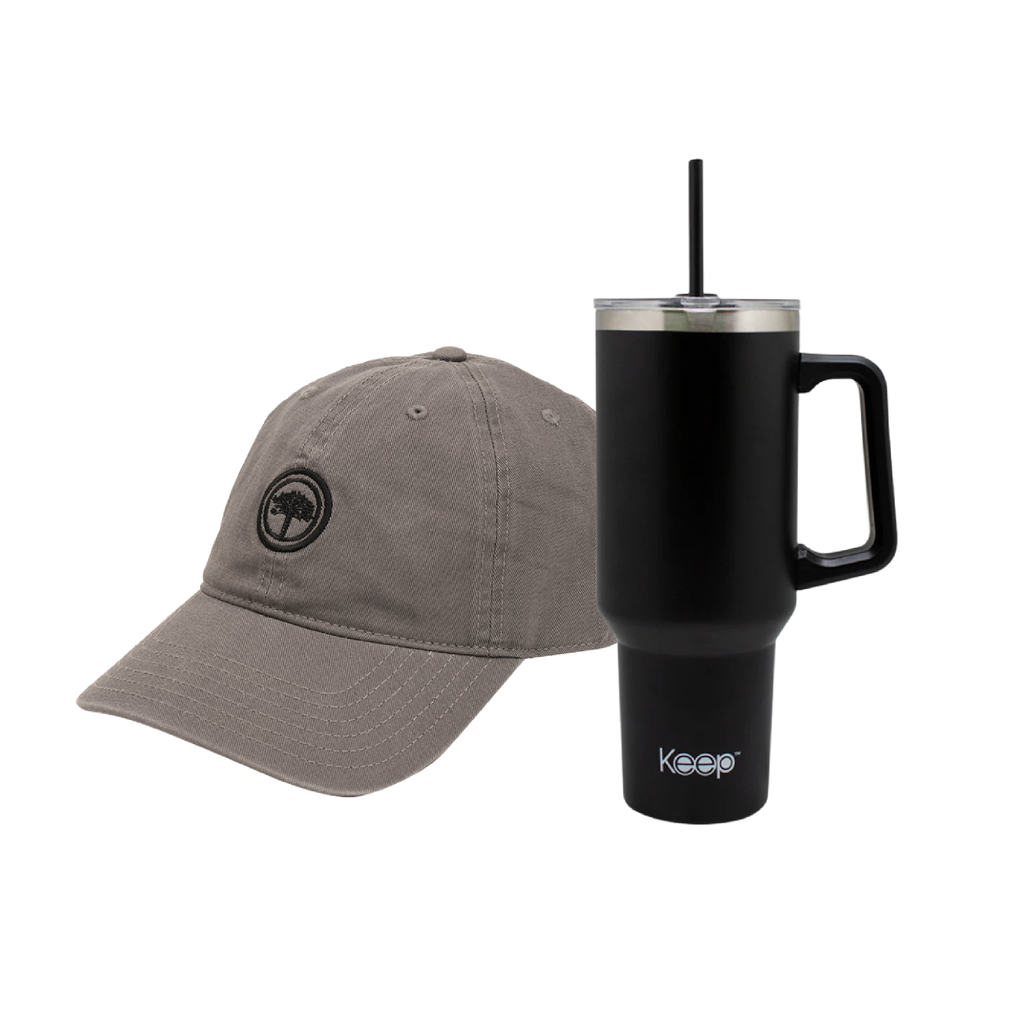 Combo Jockey Llaima Mujer Chaitén Gris + Mug Keep Térmico 1180 ml - Negro