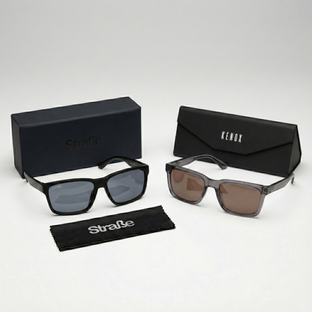 Combo Lentes De Sol Kuta + Lentes de sol Kassel color negro