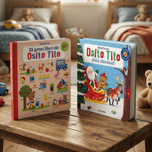 Combo Libro Infantil. El Gran Libro De Osito Tito y Osito Tito. ¡Feliz Navidad!