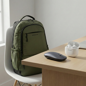 Combo Mochila Saxoline + Mouse Inalambrico + Audífonos Bluetooth