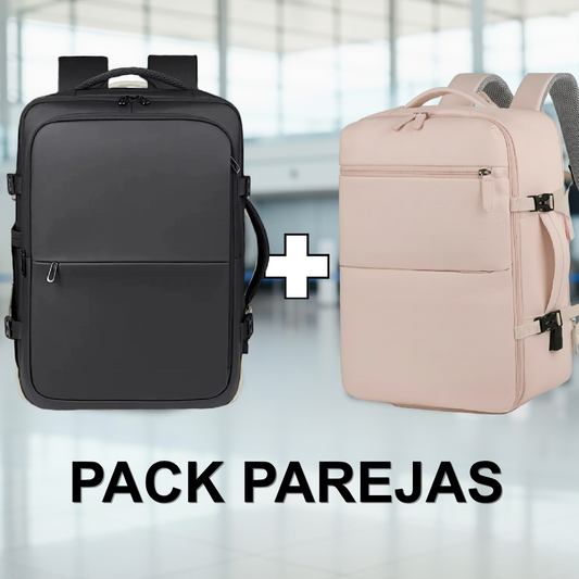 Combo: Mochila Viaje Viral XL 40L Pink + Mochila Viaje Viral XL 38L Black
