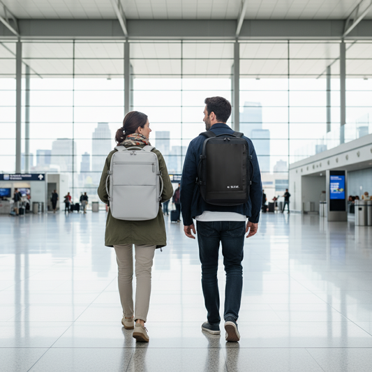 Combo 2 Mochila de Viaje: 1 Mochila 30L Black + Mochila 40L Premium Grey.