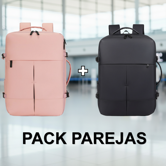 Combo Mochilas de Viaje Viral Limited Edition 36L Ripstop Black y Misty-Pink Navigator