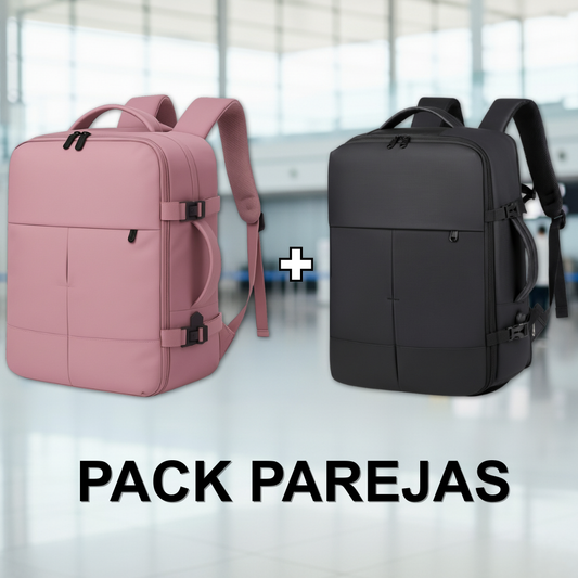 Combo Mochilas de Viaje Viral Limited Edition 36L Ripstop Black y Powder Lila Navigator