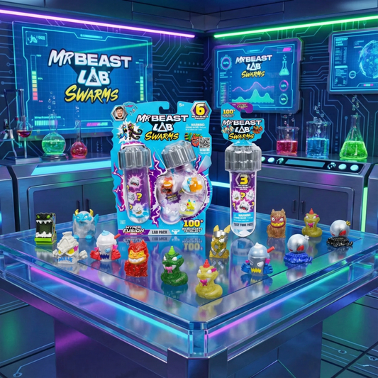 Combo Mrbeast S3 Lab Swarms 1 Figura Surtida y MrBeast S3 Lab Swarms 3 Figuras Surtidas y MrBeast S3 Lab Swarms 6 Figuras Surtidas