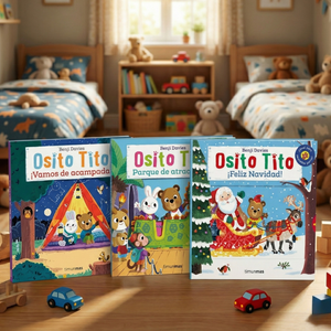 Combo Osito Tito. ¡Feliz Navidad! Osito Tito. Parque De Atracciones y Osito Tito ¡Vamos De Acampada!