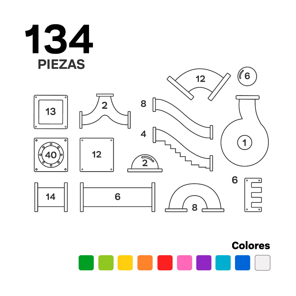 Imanix Slide 134 Piezas