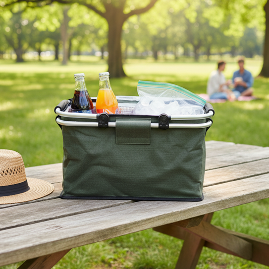 Cooler Plegable 18 Litros Oliva