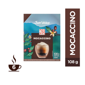 Mocaccino Instantáneo Juan Valdez Display x6 108 g