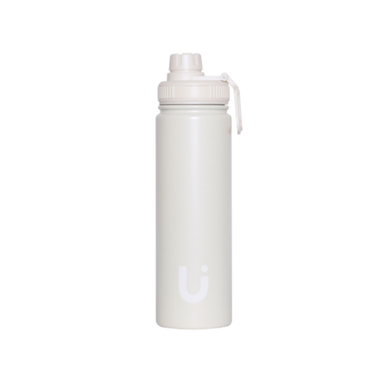 Combo Botellas Térmicas Wappy Azul y Blanca 650 ml Acero Inoxidable