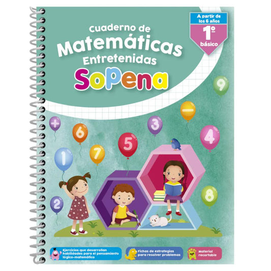 Combo Escolar Cuaderno Matemática 1 Básico + Lenguaje II Semestre Vertical + Diccionario Ghio Práctico Lengua Española – Libertad S.A.