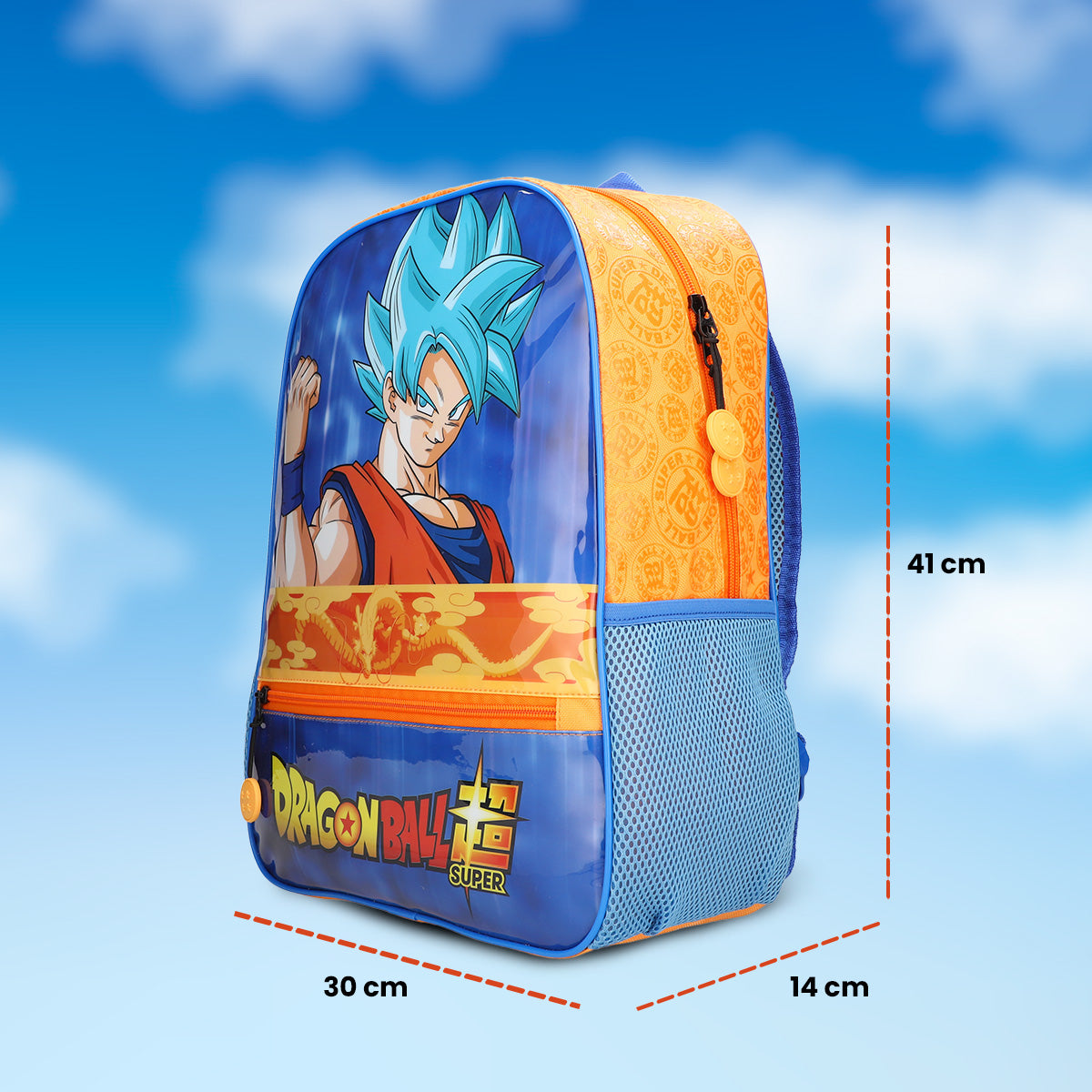 Mochila Dragon Ball Super Naranja | Tienda Copec