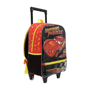 Trolley Set 3 En 1 Cars Infantil (Mochila Con Ruedas, Lonchera Y Estuche)