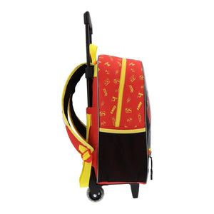 Trolley Set 3 En 1 Cars Infantil (Mochila Con Ruedas, Lonchera Y Estuche)