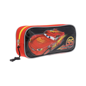 Trolley Set 3 En 1 Cars Infantil (Mochila Con Ruedas, Lonchera Y Estuche)