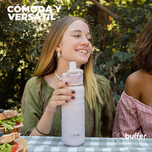 Combo Mochila Saxoline Collins Rosada 20 L + Botella Yosemite1 Buffer 700ml  Pinky