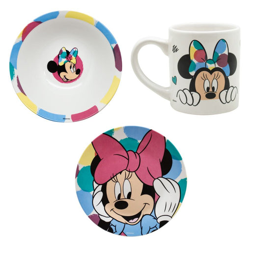 Set Desayuno 3Pcs Licencias Minnie