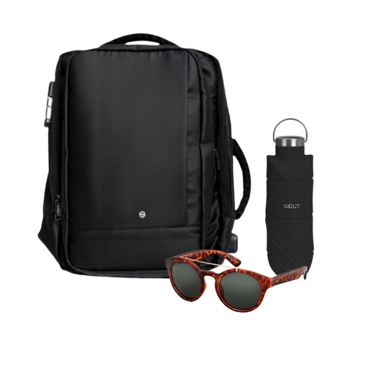 Combo 48% OFF: Mochila Viral 32L + Botella 700ml + Lentes de Sol