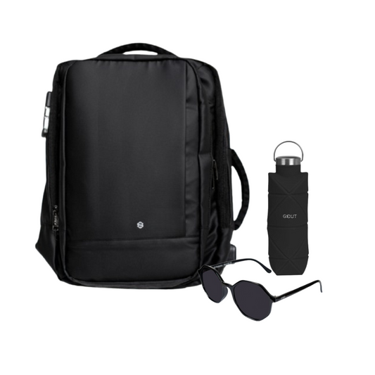 Combo 48% OFF: Mochila Viral 32L + Botella 700ml + Lentes de Sol Nissi