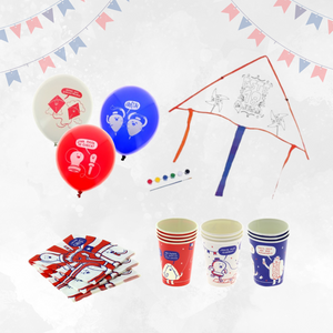 Combo Dieciochero: Globos + Vasos + Volantín + Servilletas