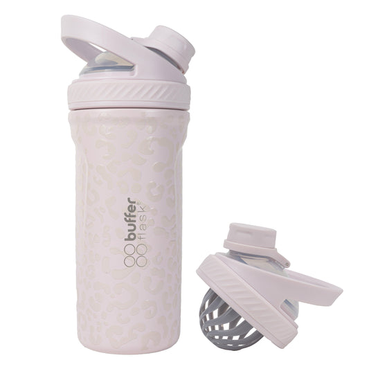 Vaso Shaker Proteina Termico Malibu Pink Leopardo