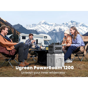 Energía Portátil UGREEN GS1200 1024Wh Con Carga Solar Hasta 400W