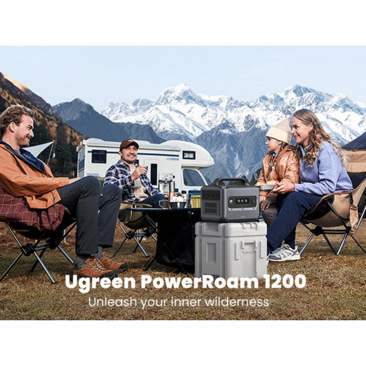 Energía Portátil UGREEN GS1200 1024Wh Con Carga Solar Hasta 400W