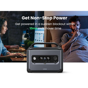 Energía Portátil UGREEN GS1200 1024Wh Con Carga Solar Hasta 400W