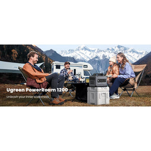 Energía Portátil UGREEN GS1200 1024Wh Con Carga Solar Hasta 400W