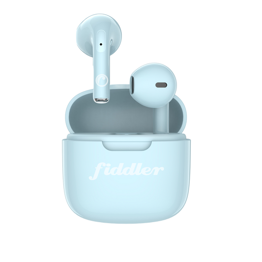 Audífonos Bluetooth Tws Fiddler Colors Celeste