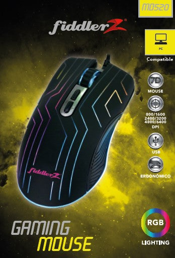 Gaming Mouse 7D Rgb Fiddler Z